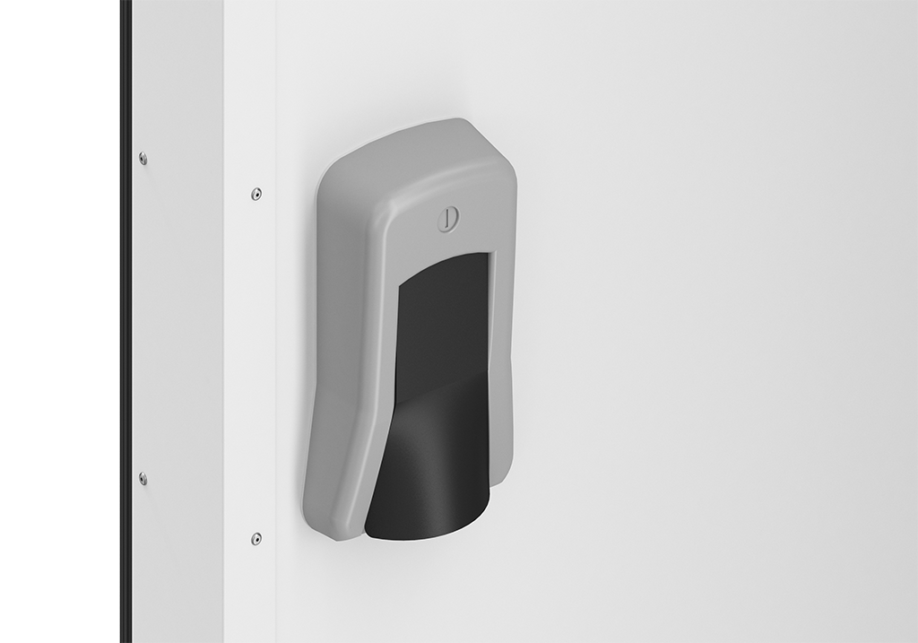 Favqulodda chiqish tizimi bilan tutqich va qulflash mexanizmi.